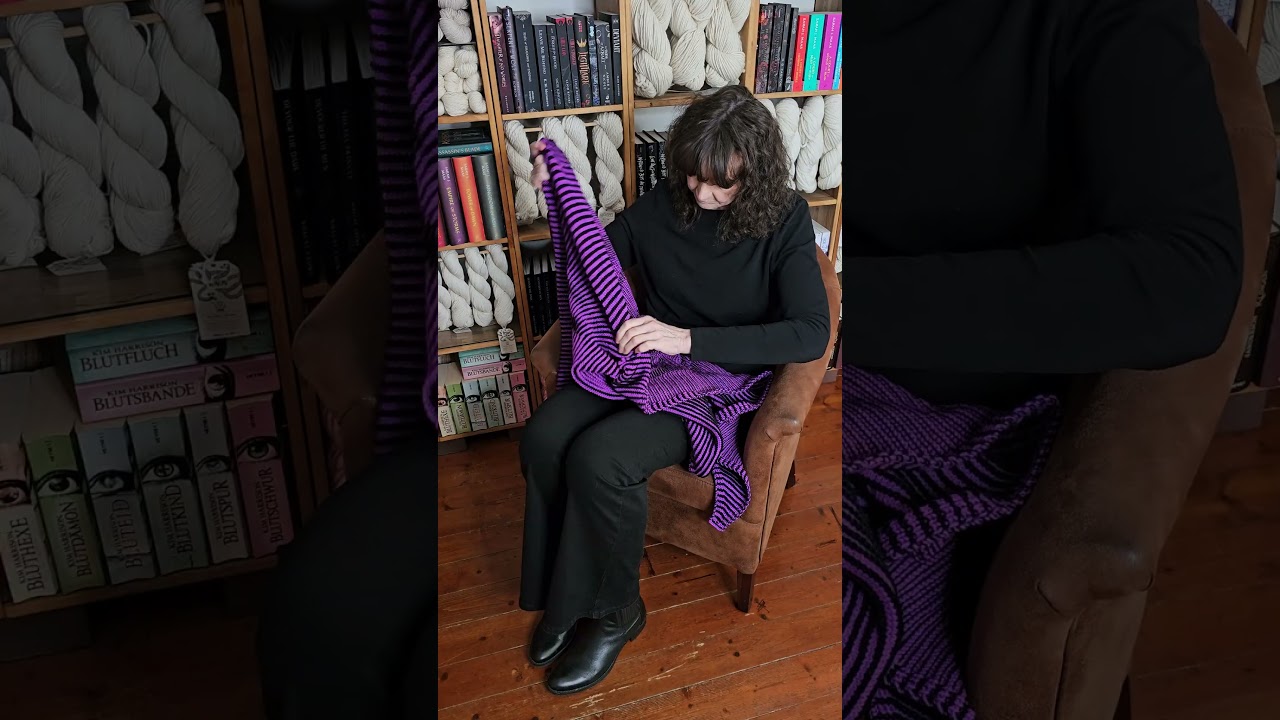 🧶 Schattenstrick mit Überraschung – mein Auto im Tuch