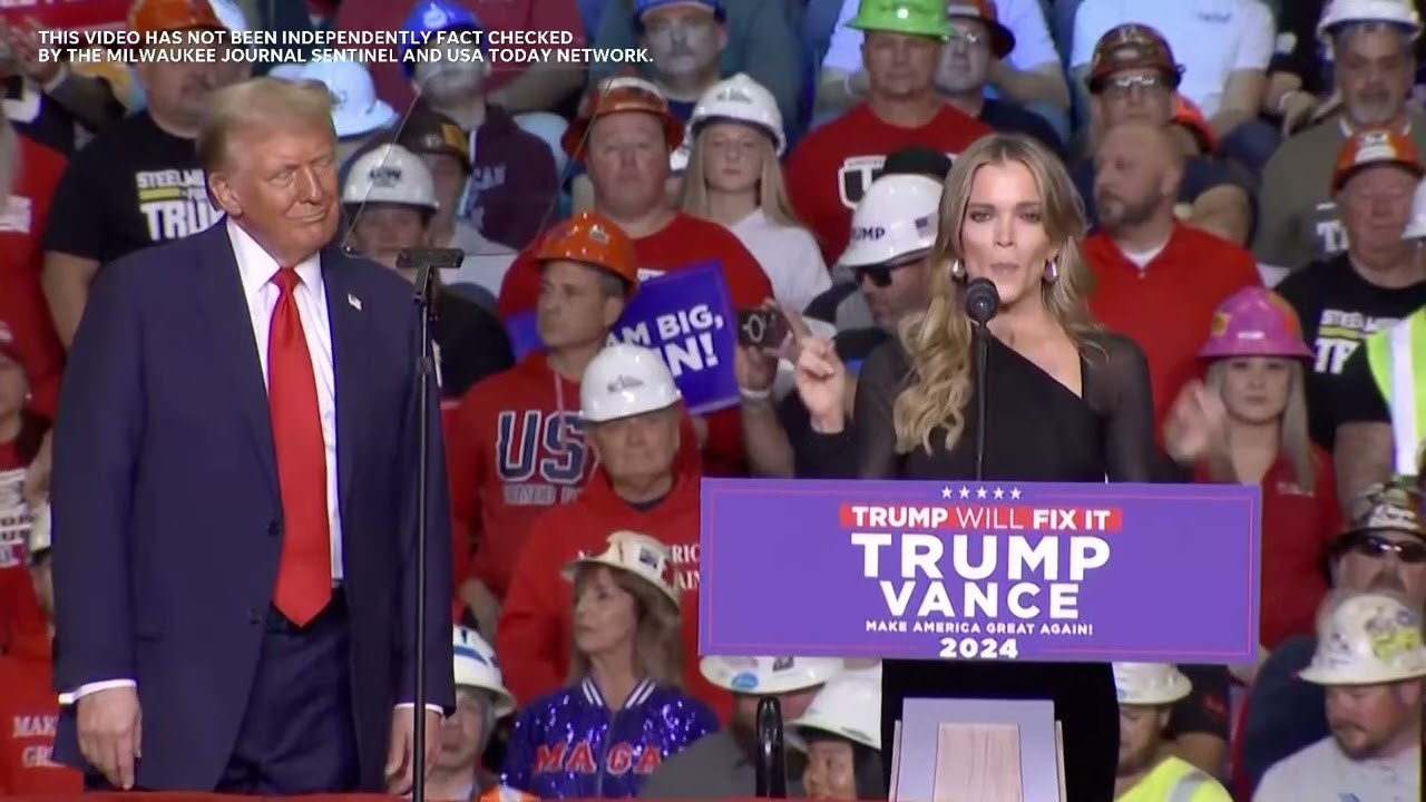 Megyn Kelly speech at Donald Trump rally in Pittsburgh explains her support for him in 2024 Election