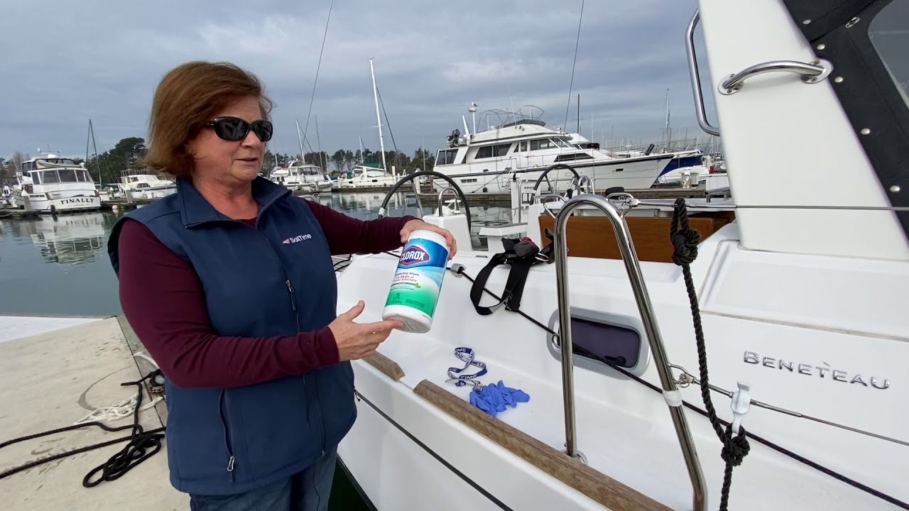 Learn how to pump out a holding tank on a sailboat. Explained by Capt Lisa of SailTime San Francisco