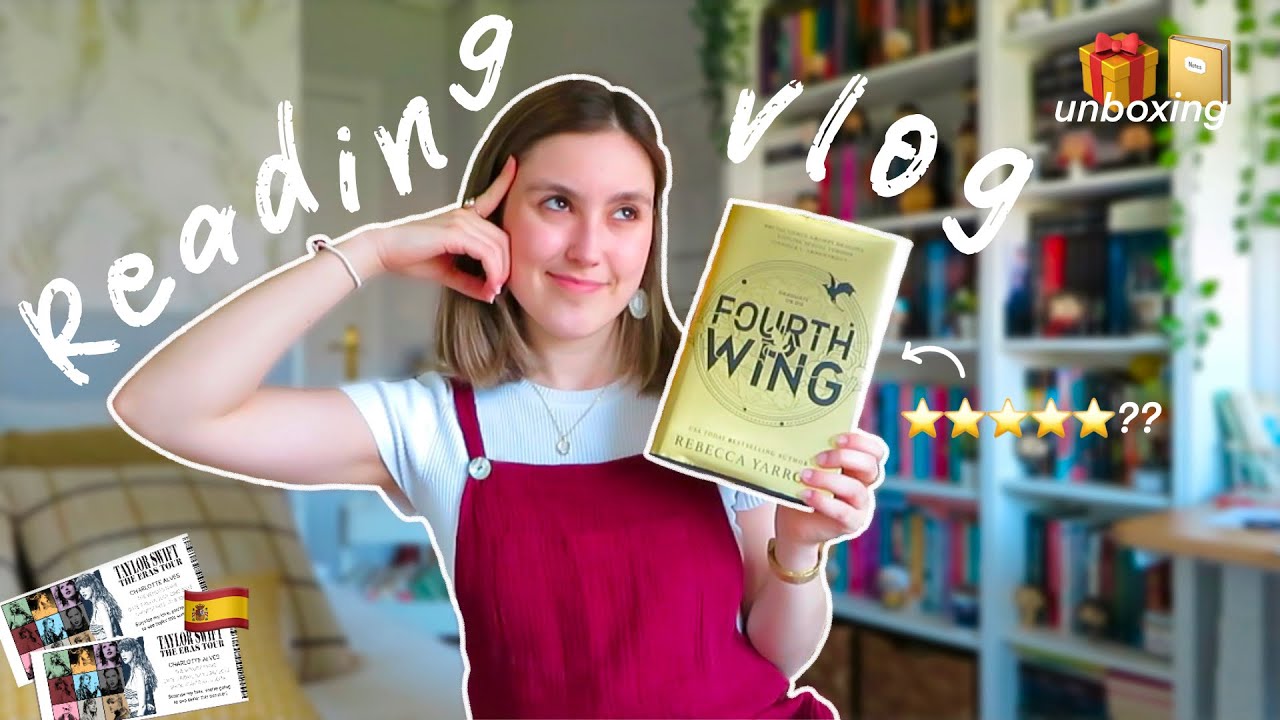Reading vlog 🔥🐉⚔️ Fourth wing