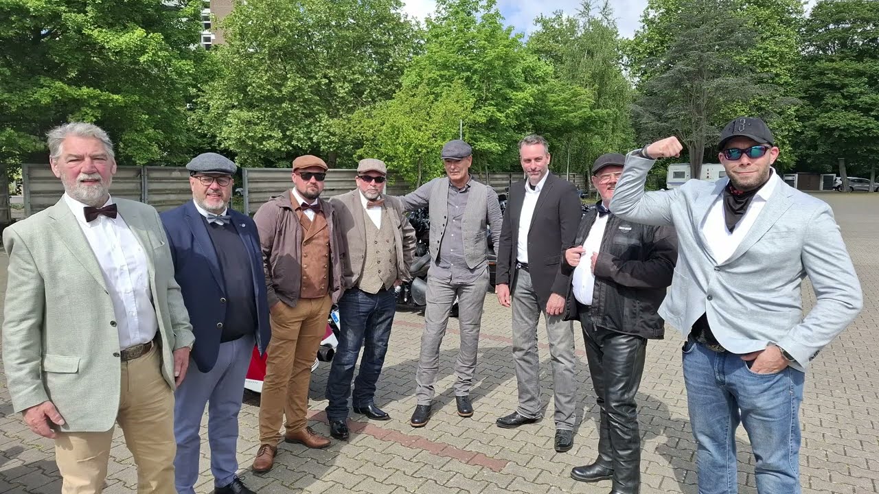 Teutonia Chapter Osnabrück - Teilnahme am Distinguished Gentleman´s Ride in Osnabrück am 18.05.2025