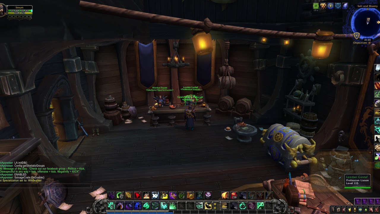 WoW BFA - Leedan Gustaf Location (Professions)