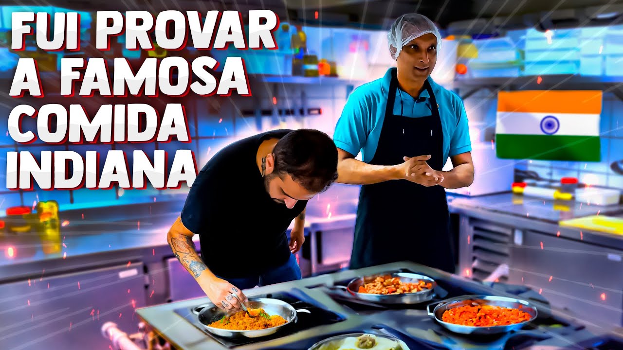 Como é a COZINHA de um restaurante INDIANO no Brasil?