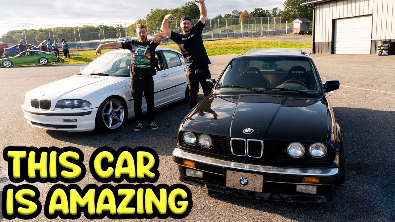 Drifting the Project E30 on a full ROAD COURSE!