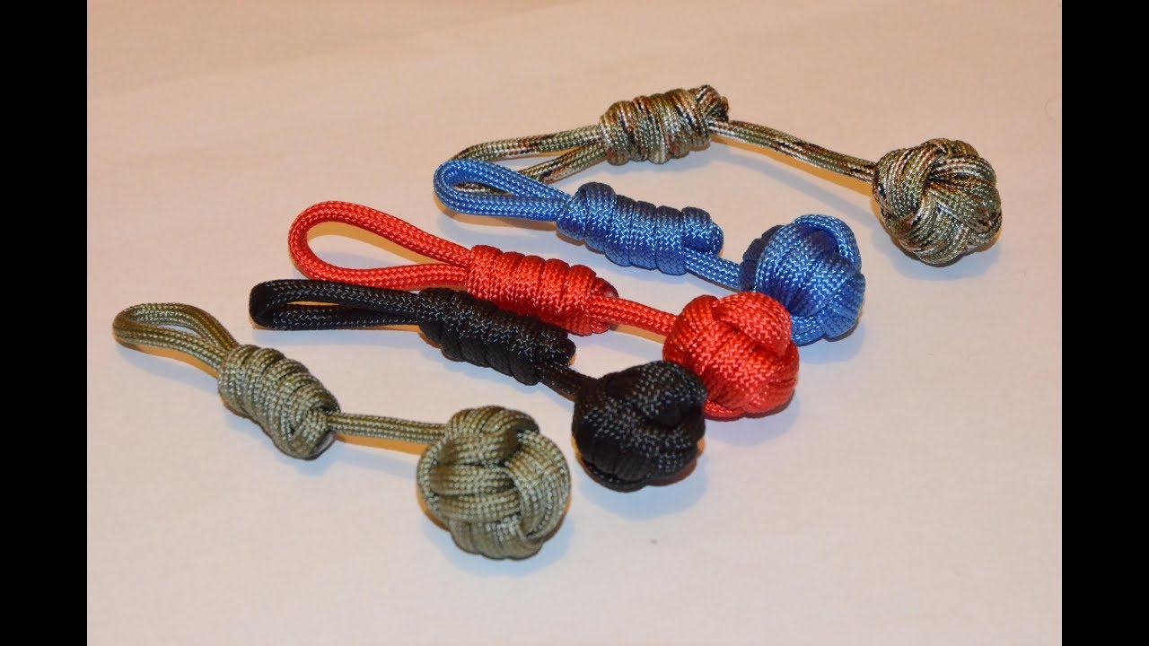 How to make a paracord monkey fist || Tutorial with no marble