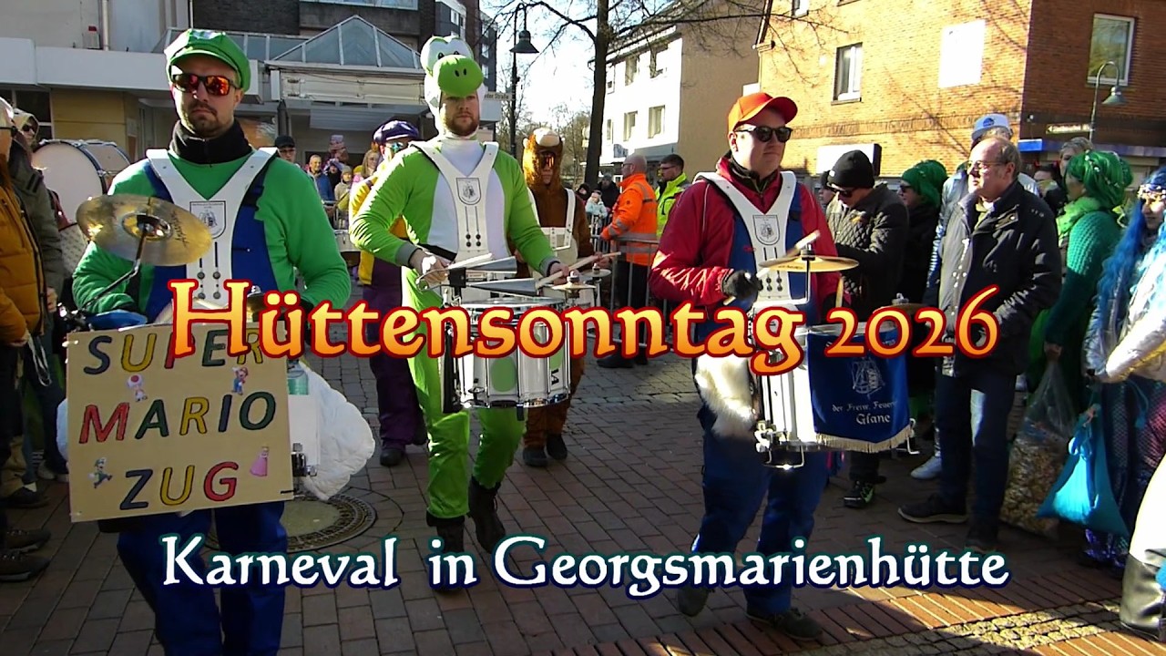 Karneval 2026 - Hüttensonntag in Georgsmarienhütte - Osnabrücker Land