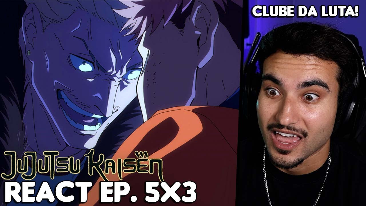 HAKARI É INSANO!!! React Jujutsu Kaisen EP. 5 Temporada 3