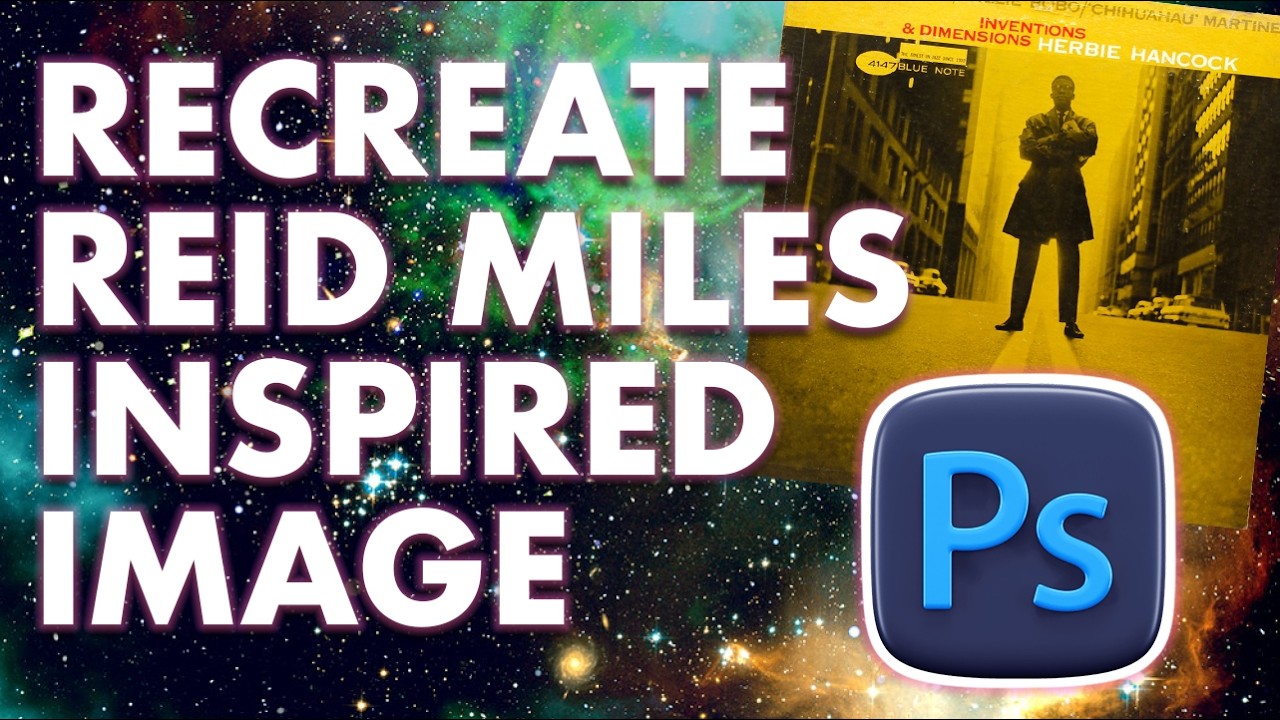 How to Create a Reid Miles-Inspired Image in Photoshop | Blue Note Records Jazz Album Cover Tutorial