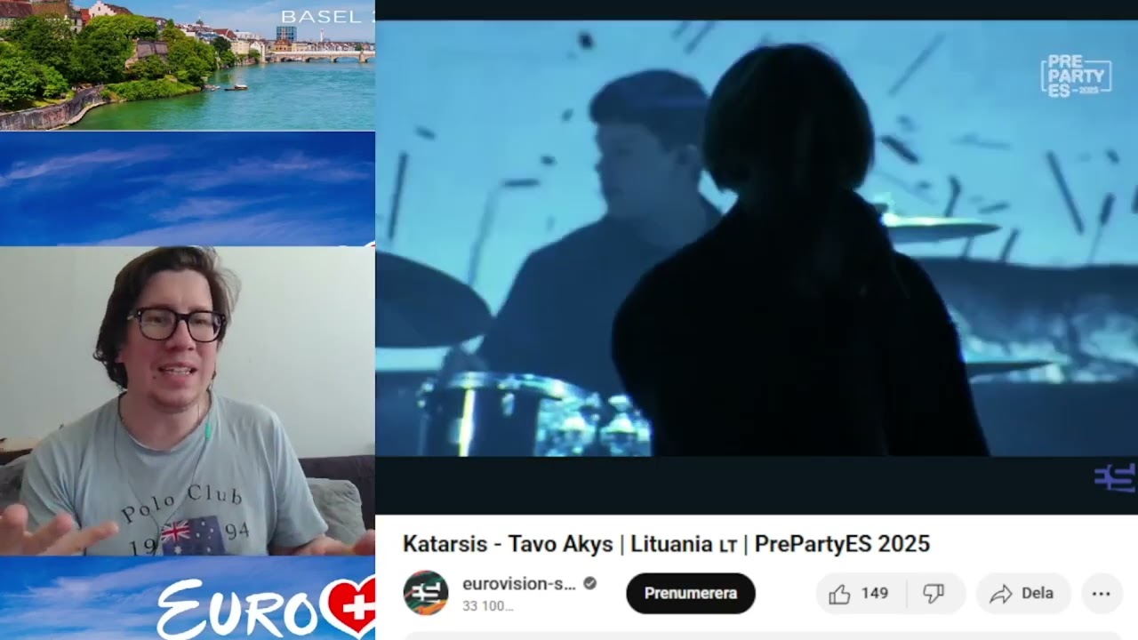 Katarsis - Tavo Akys | Lithuania 🇱🇹 | PrePartyES 2025 #esc2025 #reaction * They Are Qualifying 100%*