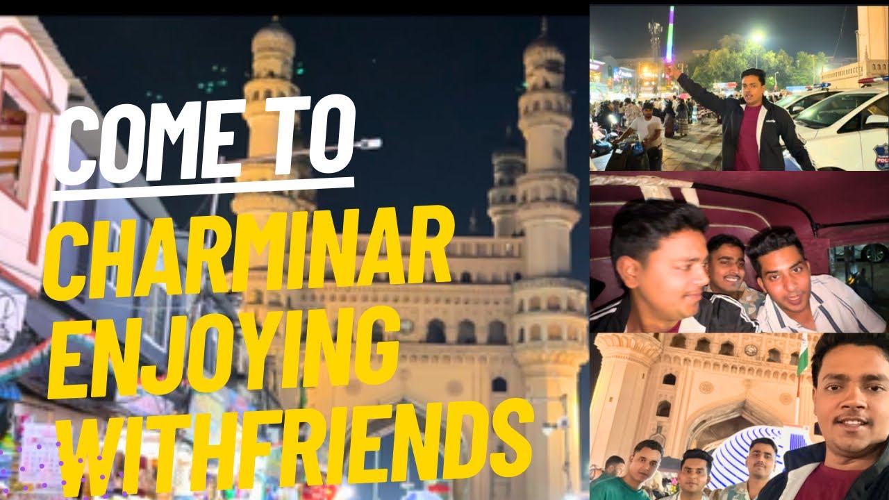 CHARMINAR STATE OF MIND 🕌✨ (VLOG WITH FRIENDS) #Charminar #Hyderabad #Vlog #FriendsDayOut #OldCity 