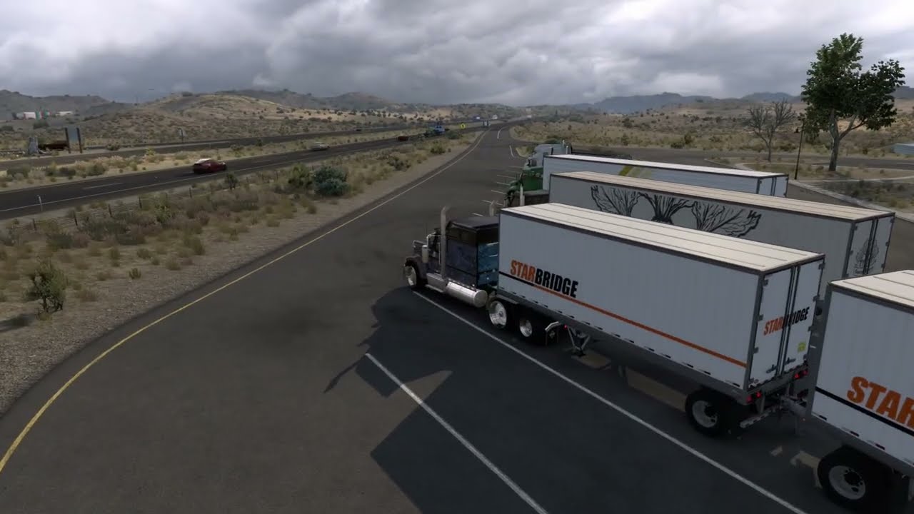 American Truck Simulator - วิ่งส่งของยาวๆ