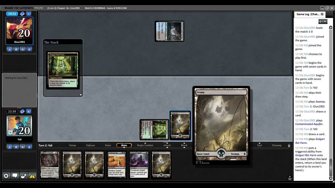 Dimir Faeries VS Monoblack Ponza #mtgpauper