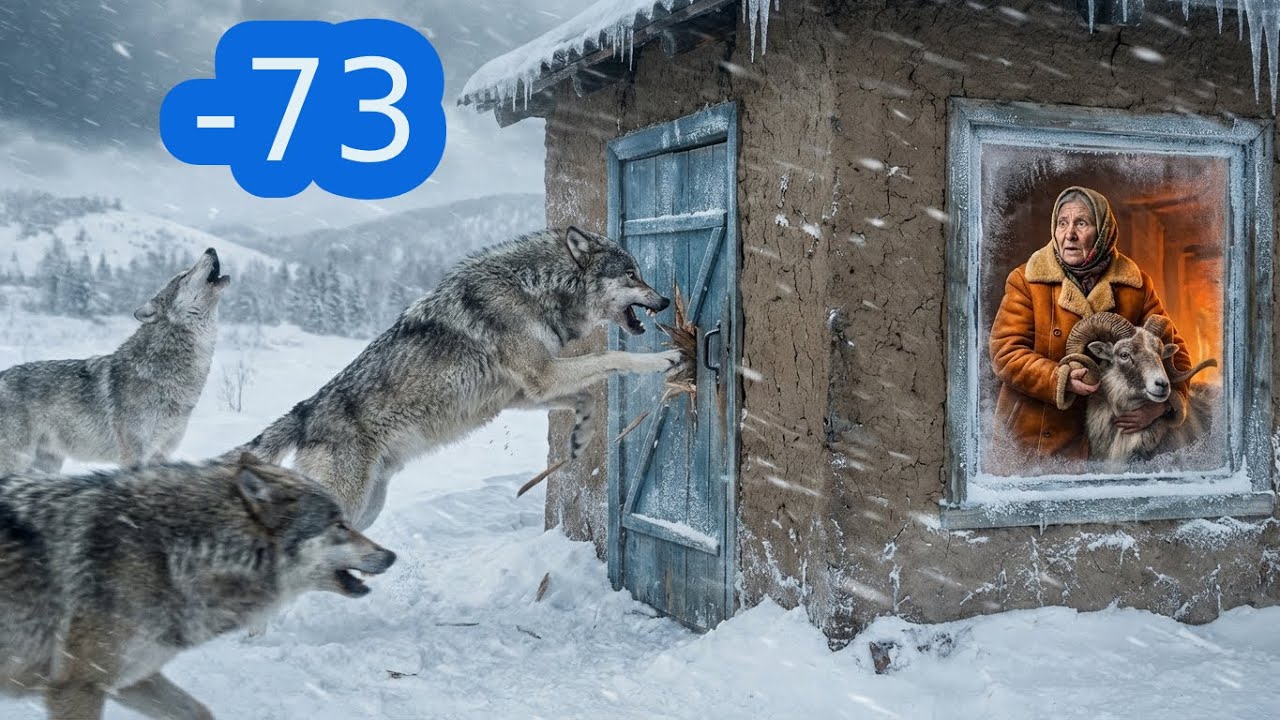 94 Year Old Widow and Grandchild Protect Cattle from Wolves | Blizzard at –71°C