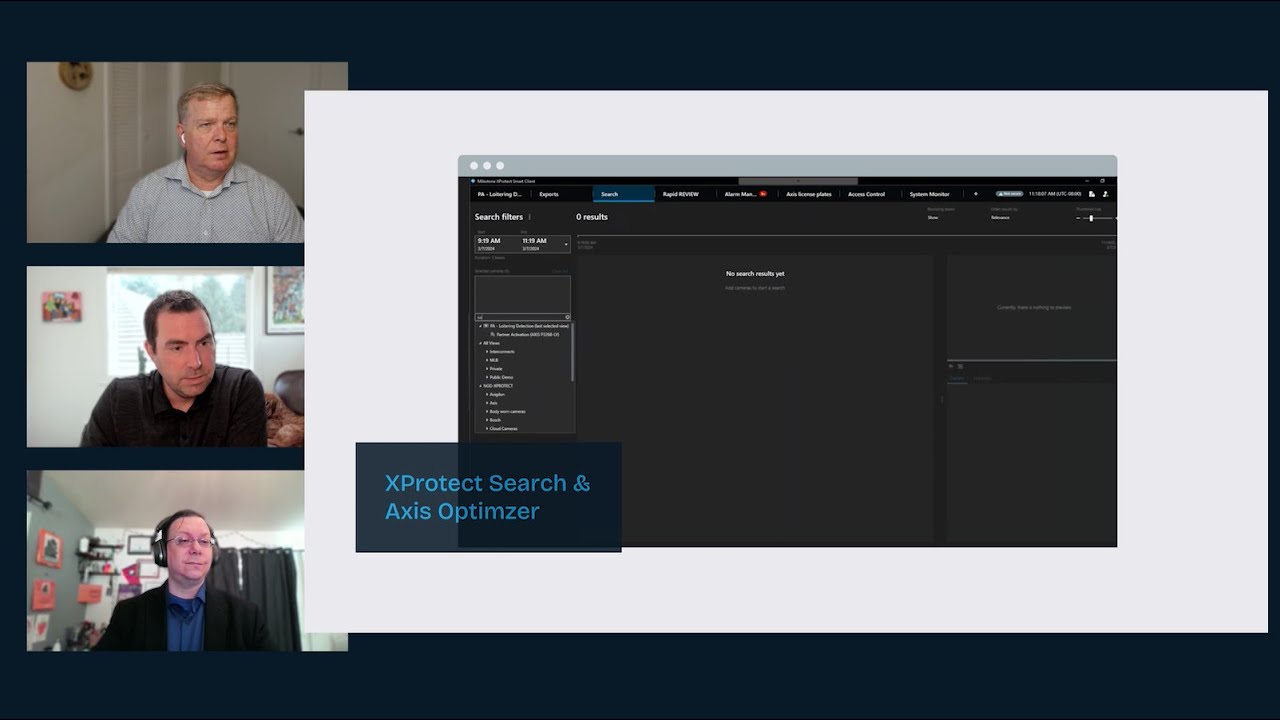 XProtect VMS by Milestone Systems & Axis Optimizer Demo