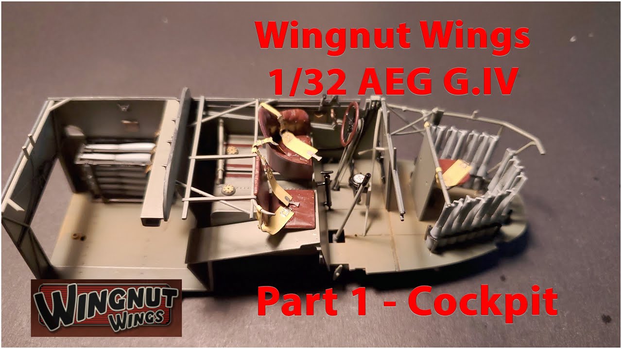 Wingnut Wings 1/32 AEG G.IV Early, Part 1 - Cockpit