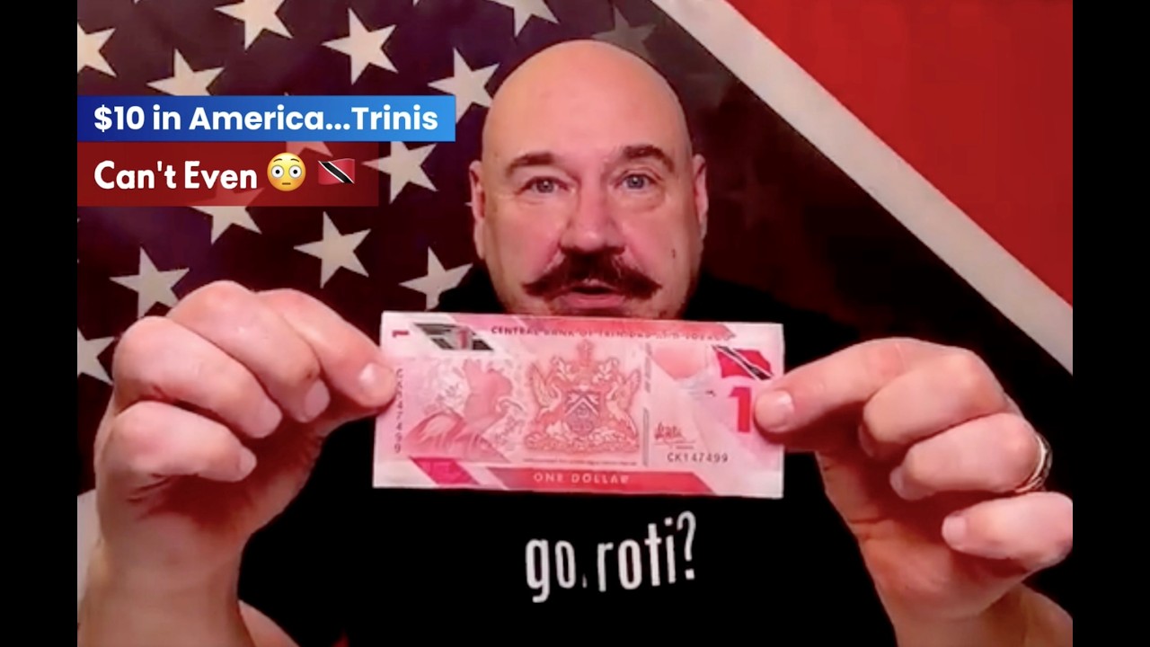 Тринидад и Тобаго 10 долларов против США 10 долларов &mdash; жители Тринидада и Тобаго качают головами ...