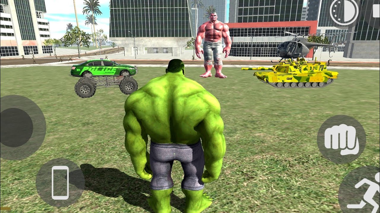 Red hulk Vs green hulk || Indian bike driving 3d game 