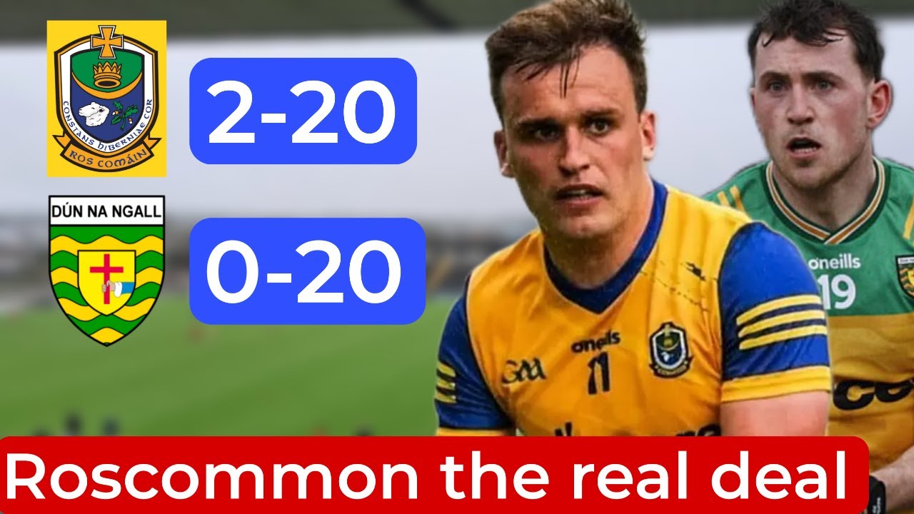 «Роскоммон» шокировал «Донегол» на стадионе «Хайд» 😱 «Роскоммон» 2-20 «Донегол» 0-20 | Реакция на...