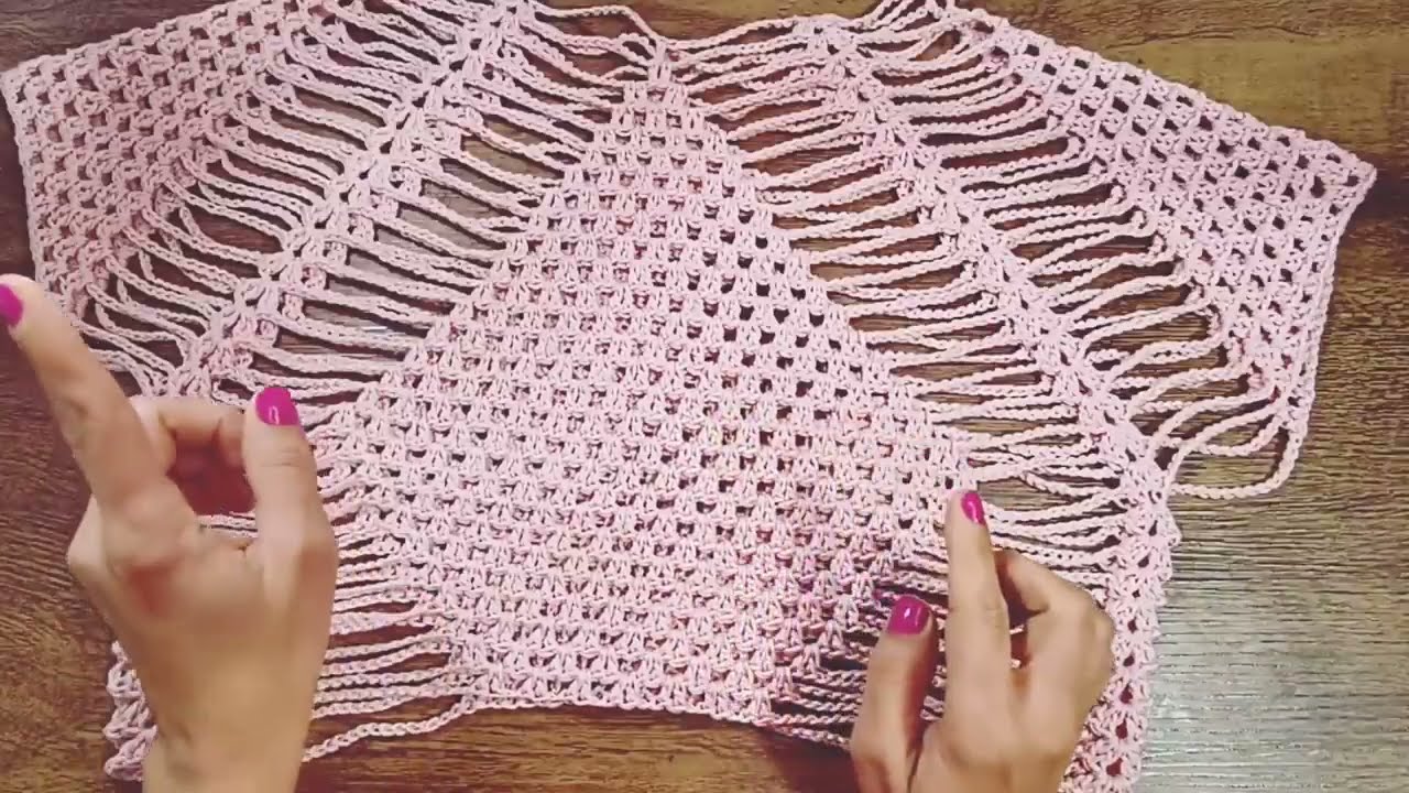 blusa de crochê fácil p,m,g,gg