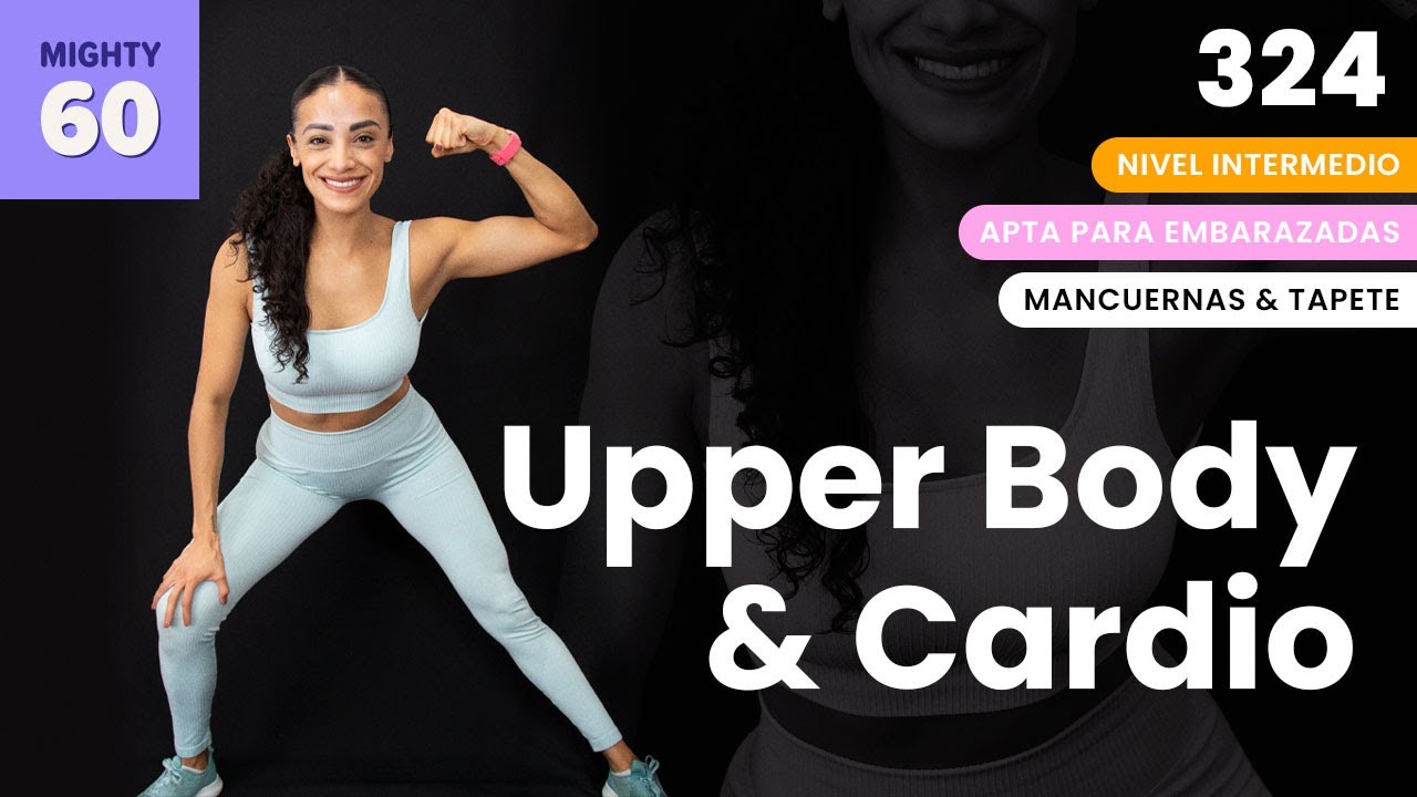 Upper body & cardio 💦 | Rutina de 35 minutos💥| Día 16 Mighty-60