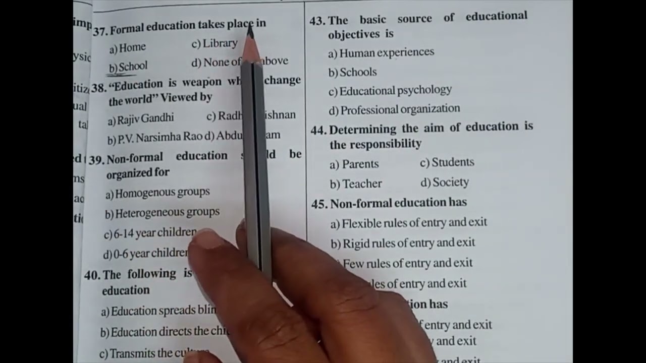 Perspective in Education || PIE || English Medium || Practice Bits || Education  #pie#dsc#tsdsc#tet