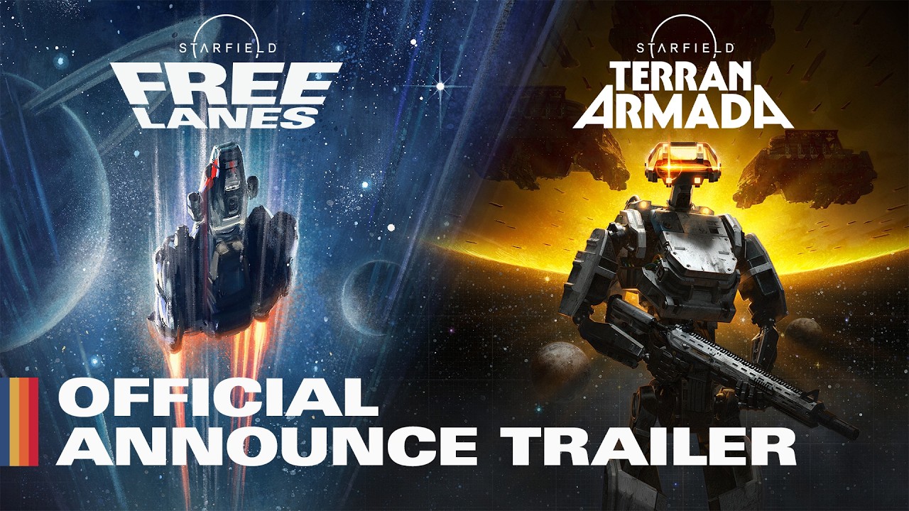 Starfield : bande-annonce officielle de « Free Lanes » et « Terran Armada »