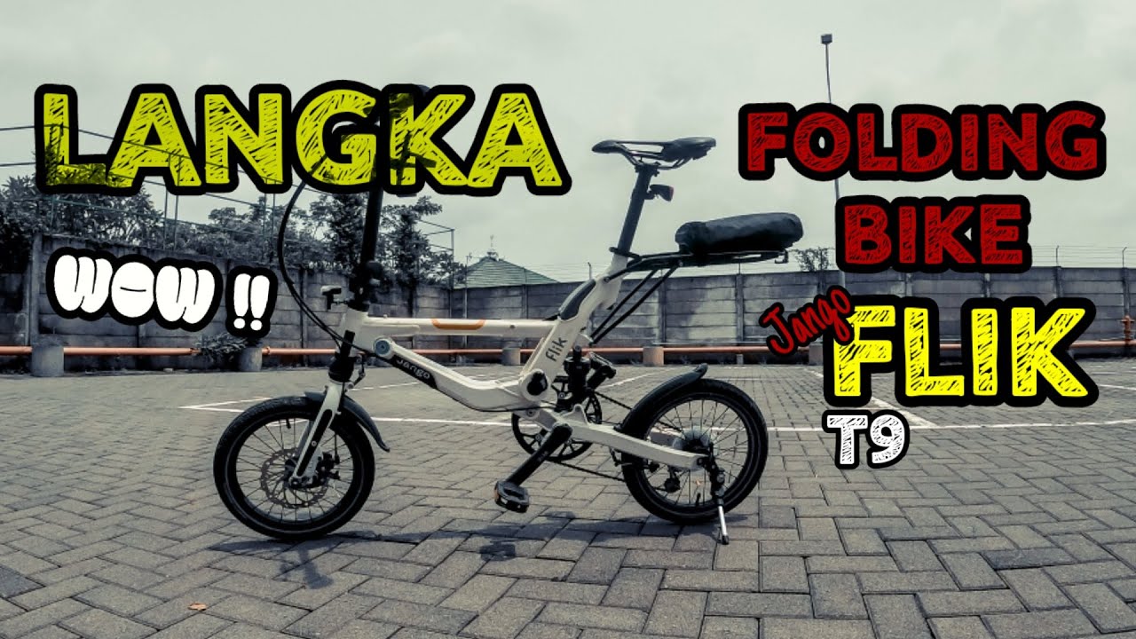 Sepeda LANGKA | Folding Bike Jango FLIK T9 , super RARE Gokiill !!