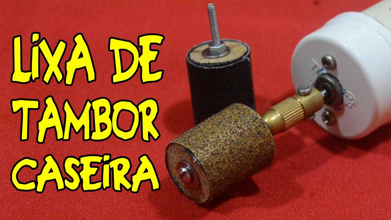 Como fazer lixa de tambor para micro retífica!