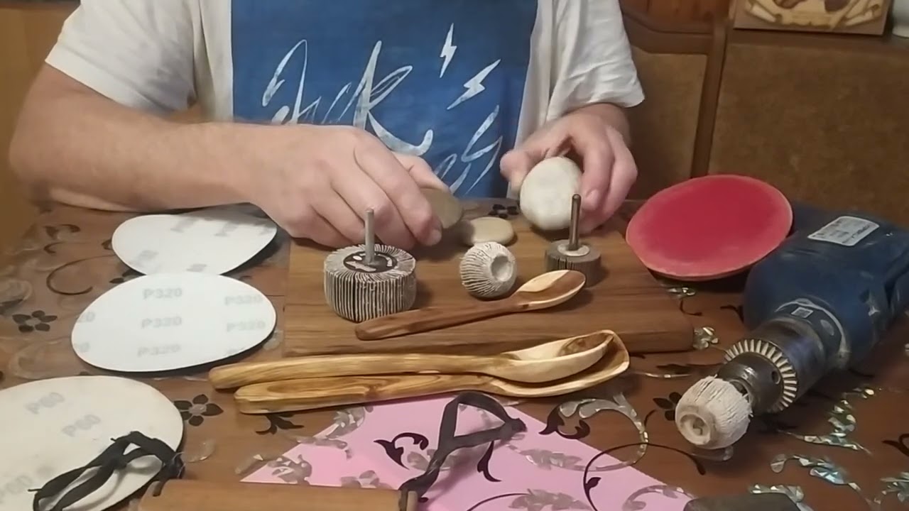 Мои инструменти и приспособи для изготовления деревянних ложек!