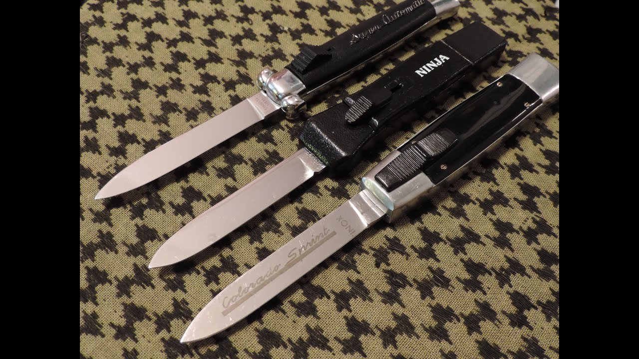 3 Obscure OTF Auto Knives - Retro Knives