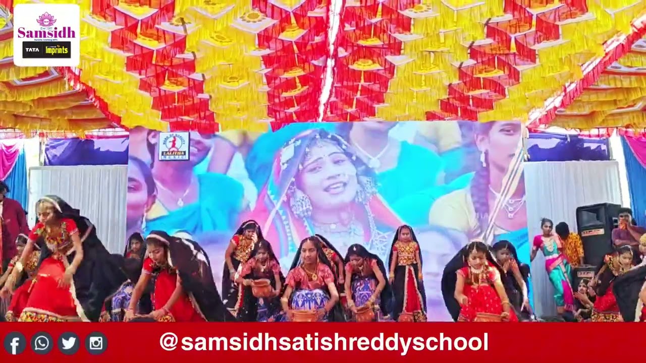 Traditional Lambadi Dance | Samsidh Satish Reddy School Vempalli