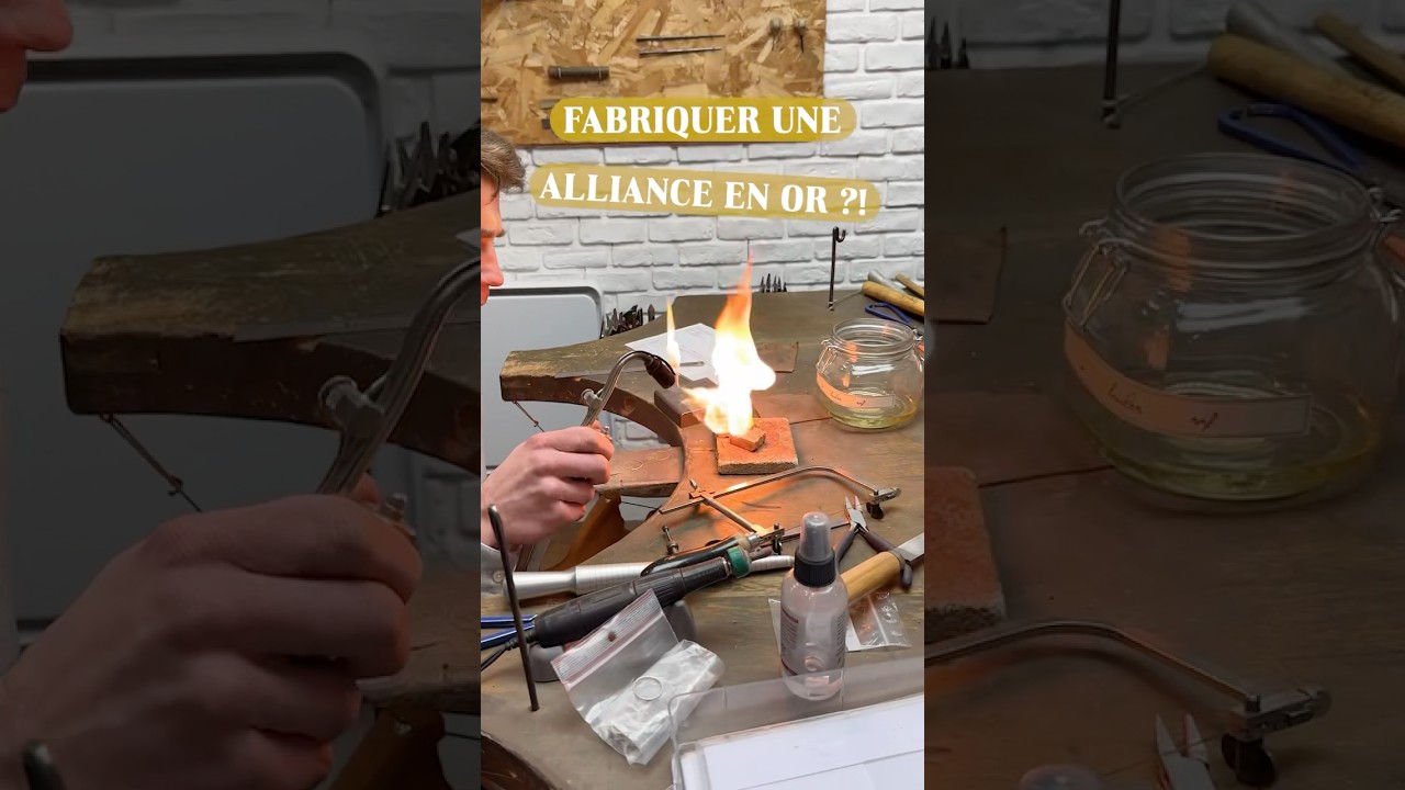 🇫🇷 Fabrication d&rsquo;une alliance en or 💍 👈