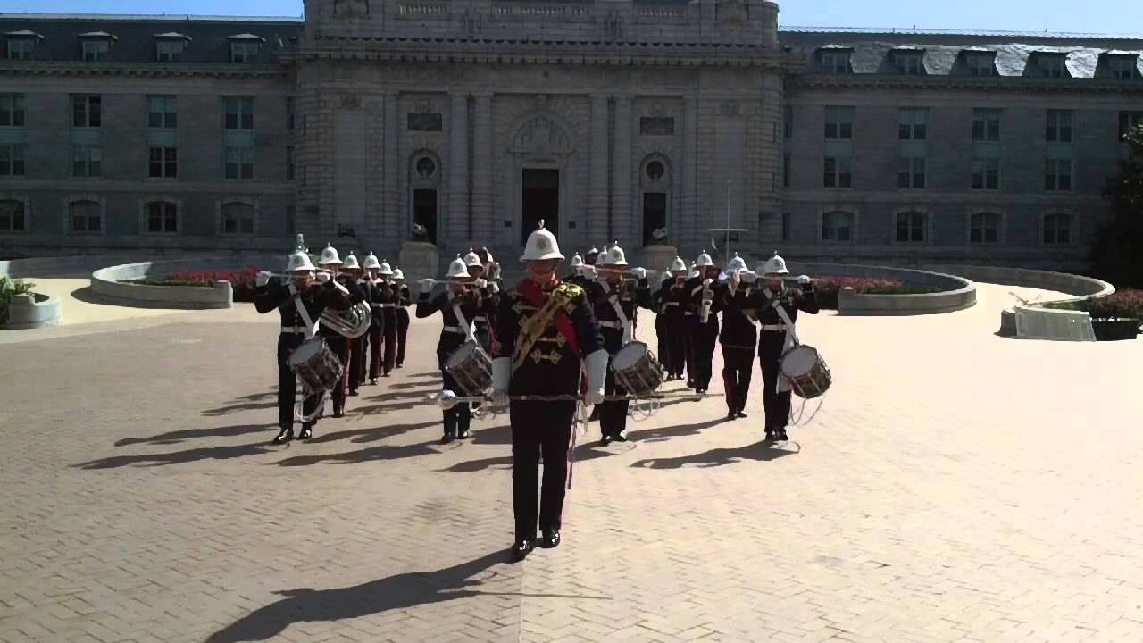 Noon Meal Formation with Scots HM Royal Marine Band