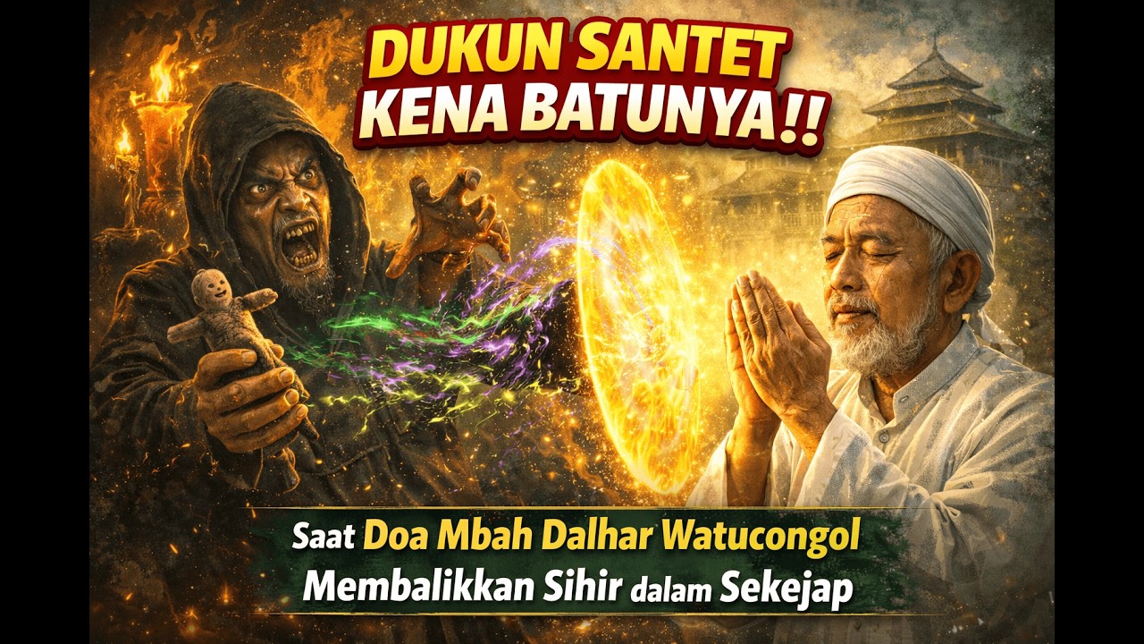 DUKUN SANTET KENA BATUNYA! ‼️ Saat Doa Mbah Dalhar Watucongol Membalikkan Sihir dalam Sekejap