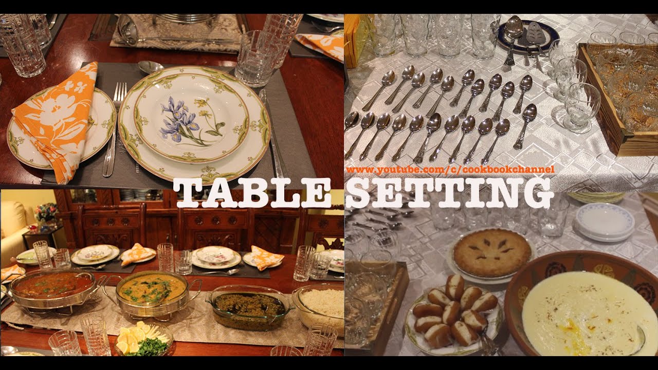 Table Setting Informal | Easy Table Setting Indian Food  Table Setting Ideas | How to set a table