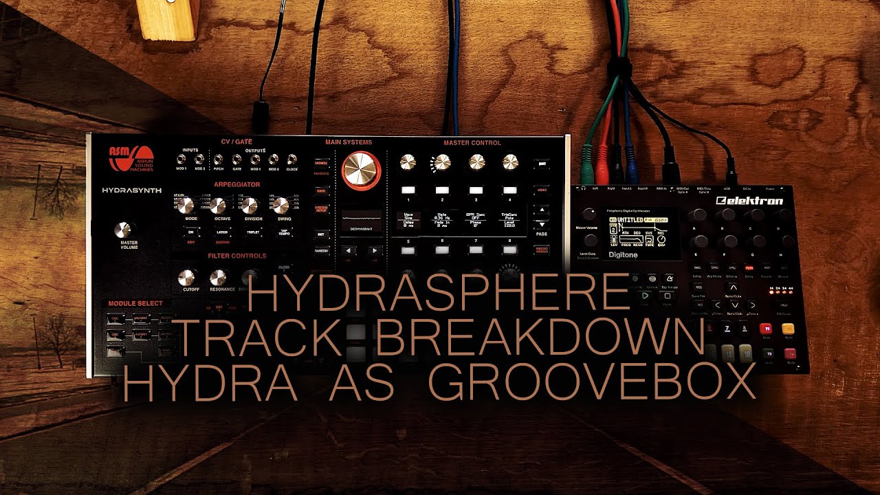 hydrasynth as groovebox I hydrasphere track breakdown