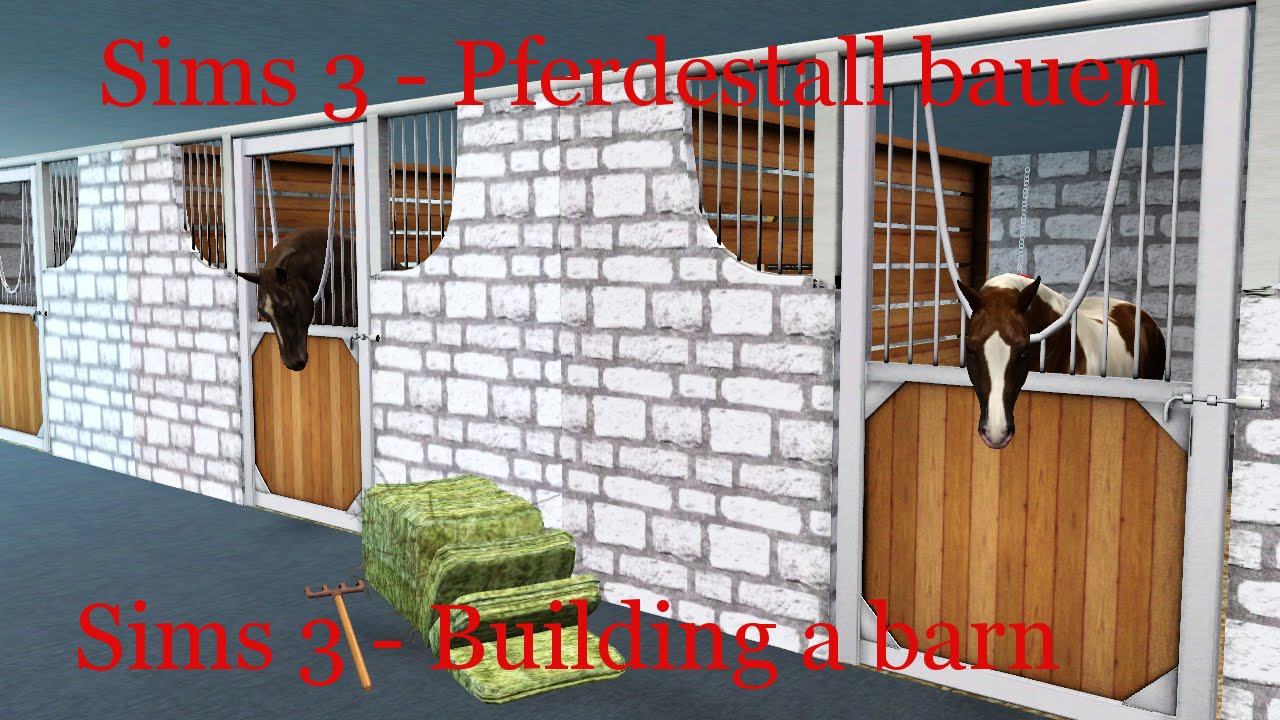 Die Sims 3 - Pferdestall bauen [Speedbuild #2]