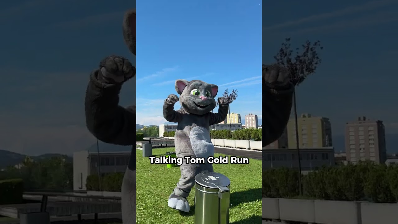 Clean up the trash like a pro in #TalkingTomGoldRun AND IRL 💪♻️