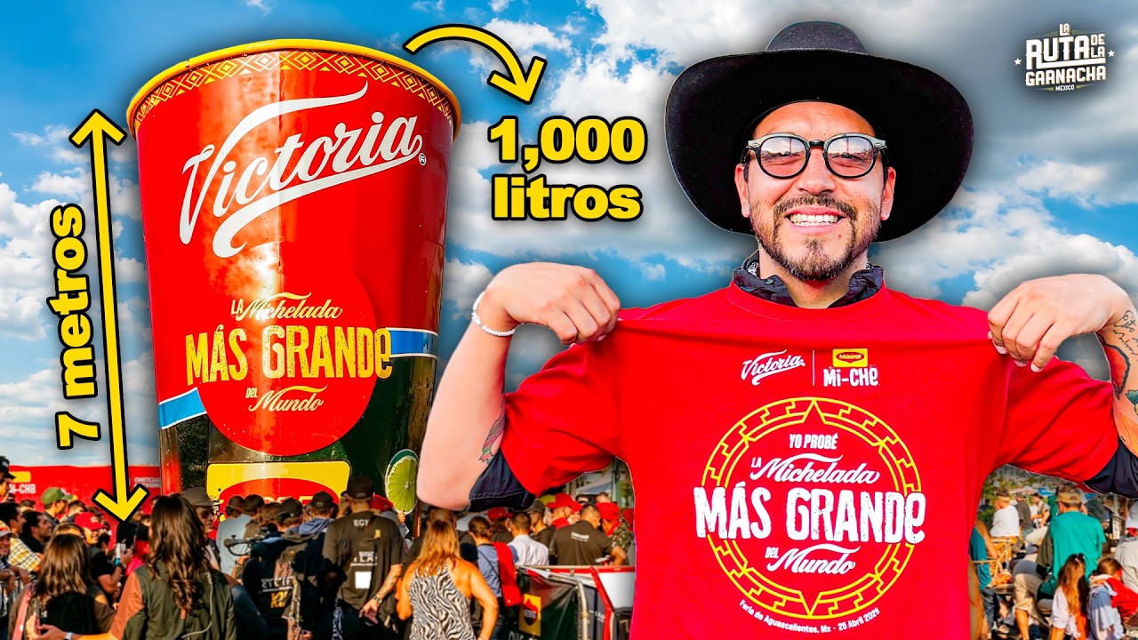 😱🍺La MICHELADA más GRANDE del MUNDO rompe RECORD GUINNESS