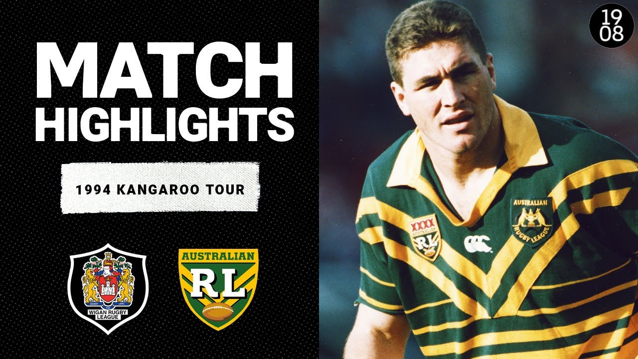 Wigan v Australia | 1994 Kangaroo Tour | Classic Match Highlights