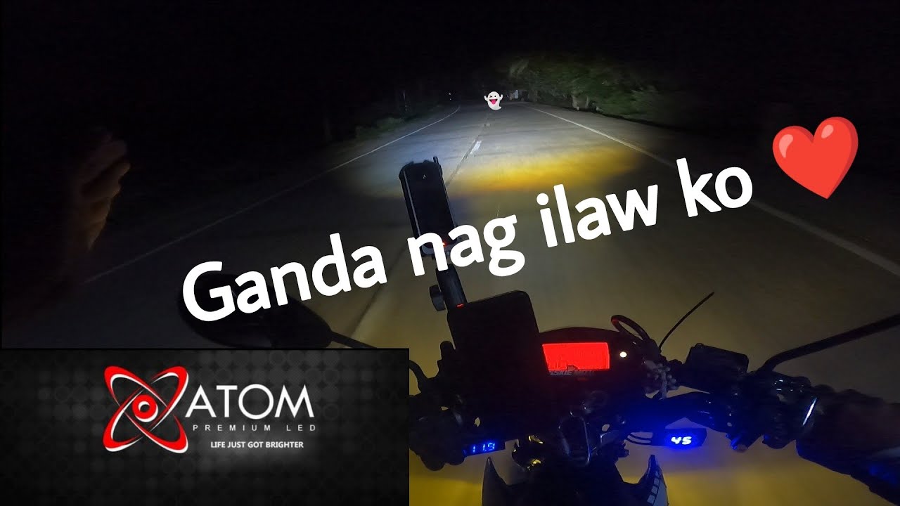 LIWANAG NG ATOM NIGHT RIPPER 2 | ATOM MINI DRIVING PLUS | KINGSKIE MOTO VLOG