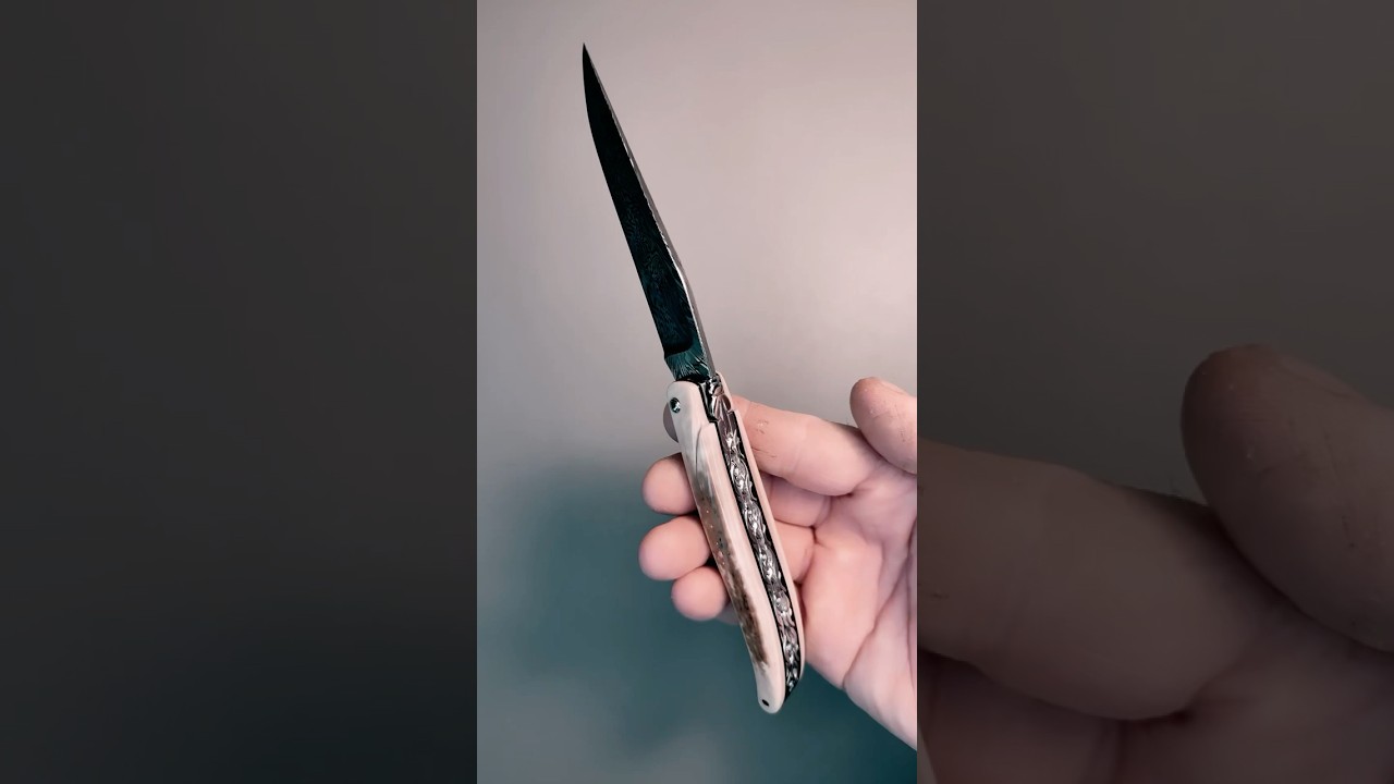 Laguiole Didier Lang, damas ivoire de mammouth  #edc #french knife #laguioleenaubrac #laguiole