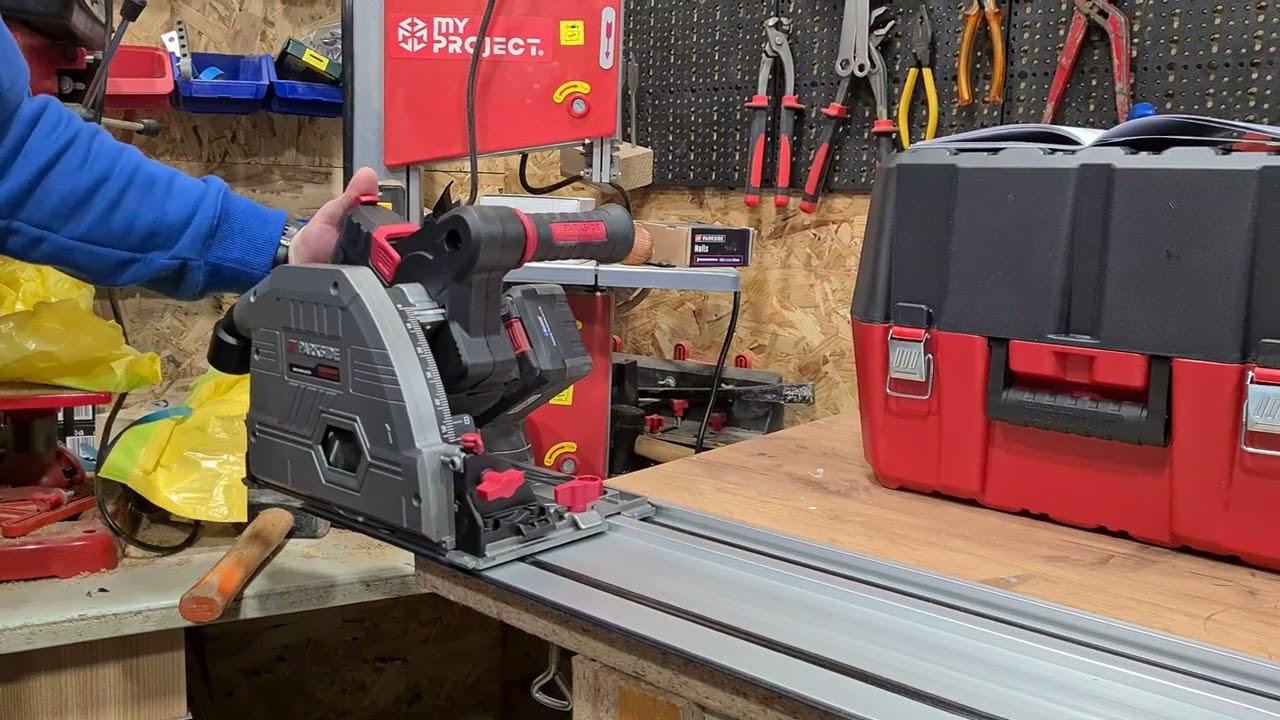PARKSIDE PERFORMANCE 20 V cordless plunge saw PPTSA 20-Li