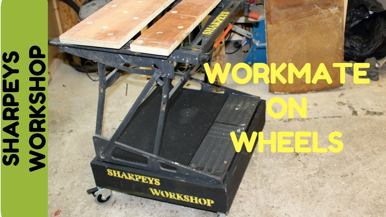 BLACK AND DECKER WORKMATE ON WHEELS AND REPAIR 100% MORE USABLE THAN ORIGINAL