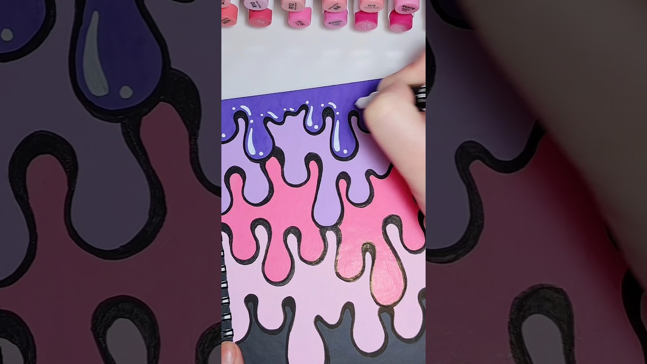 Customized Sketchbook | Purple & Pink #artideas