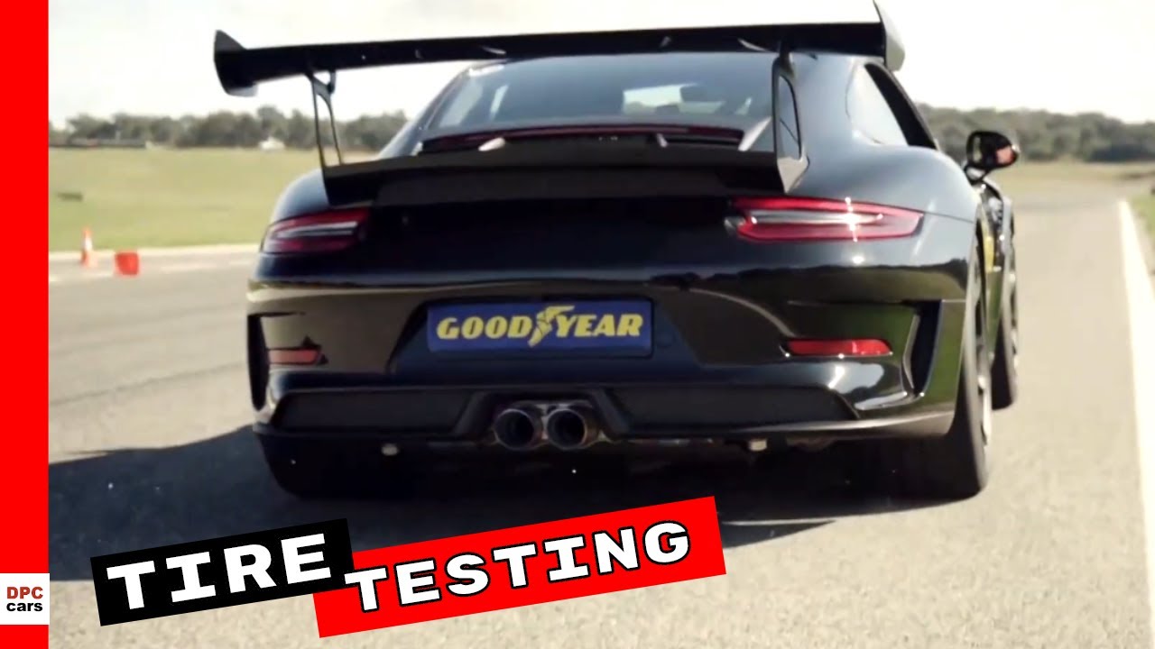 Porsche GT3RS Testing Goodyear Eagle F1 Supersport R Tires