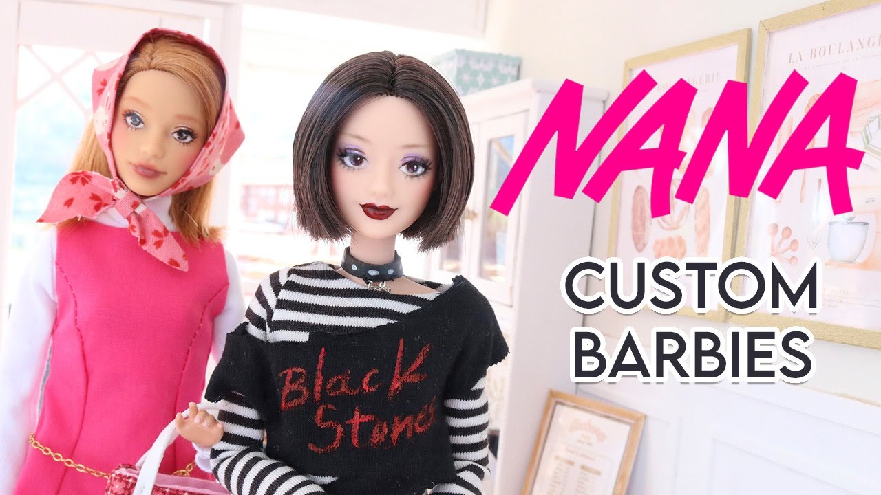 NANA manga anime Ooak custom BARBIES doll by Nerea Pozo  Custom repaint doll