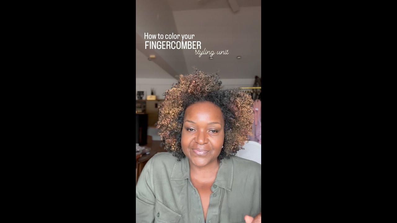 How to color your FINGERCOMBER styling unit?