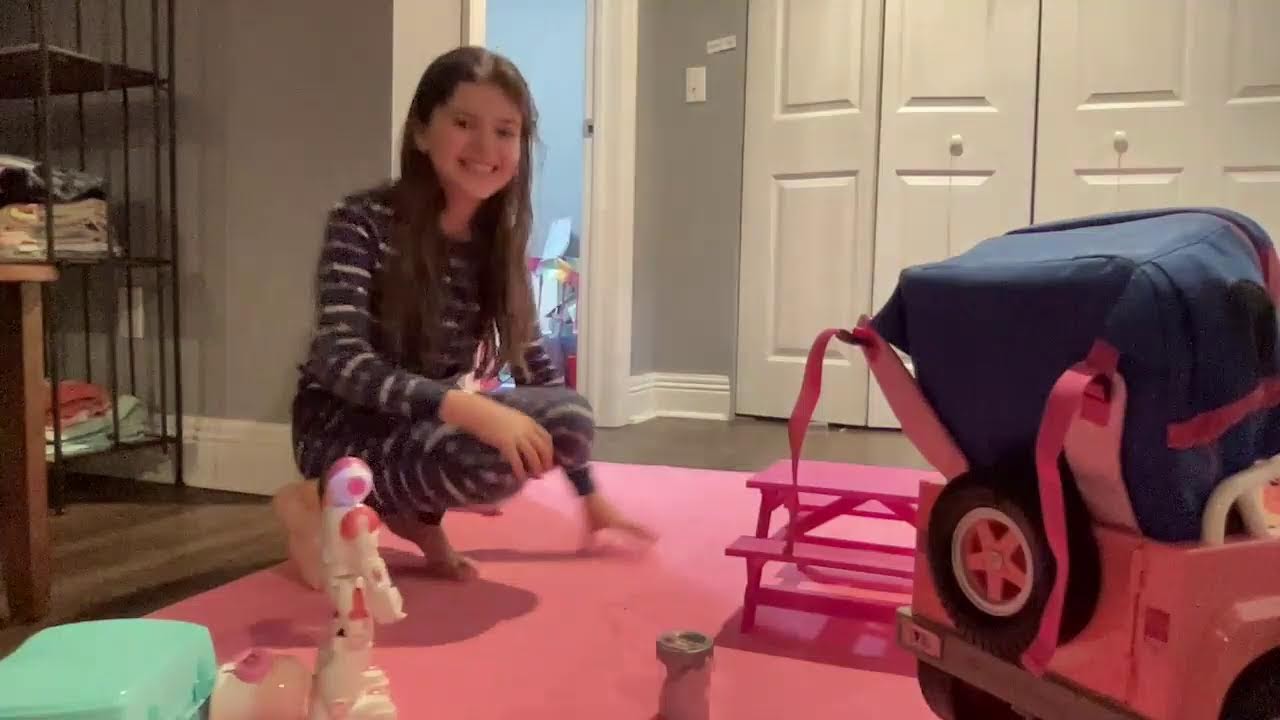 Ella and her American Baby Get Ready for School in the morning