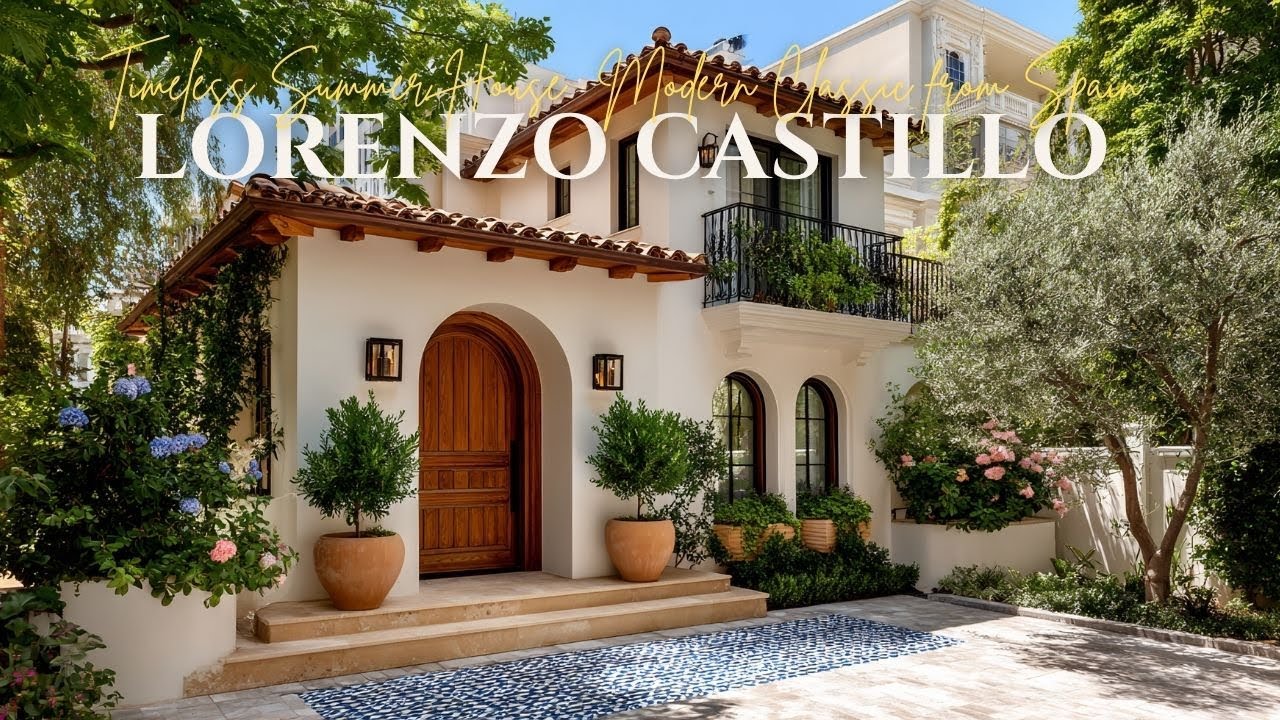 Timeless Summer House Inspired by Lorenzo Castillo’s Modern Classic Influence from Spain